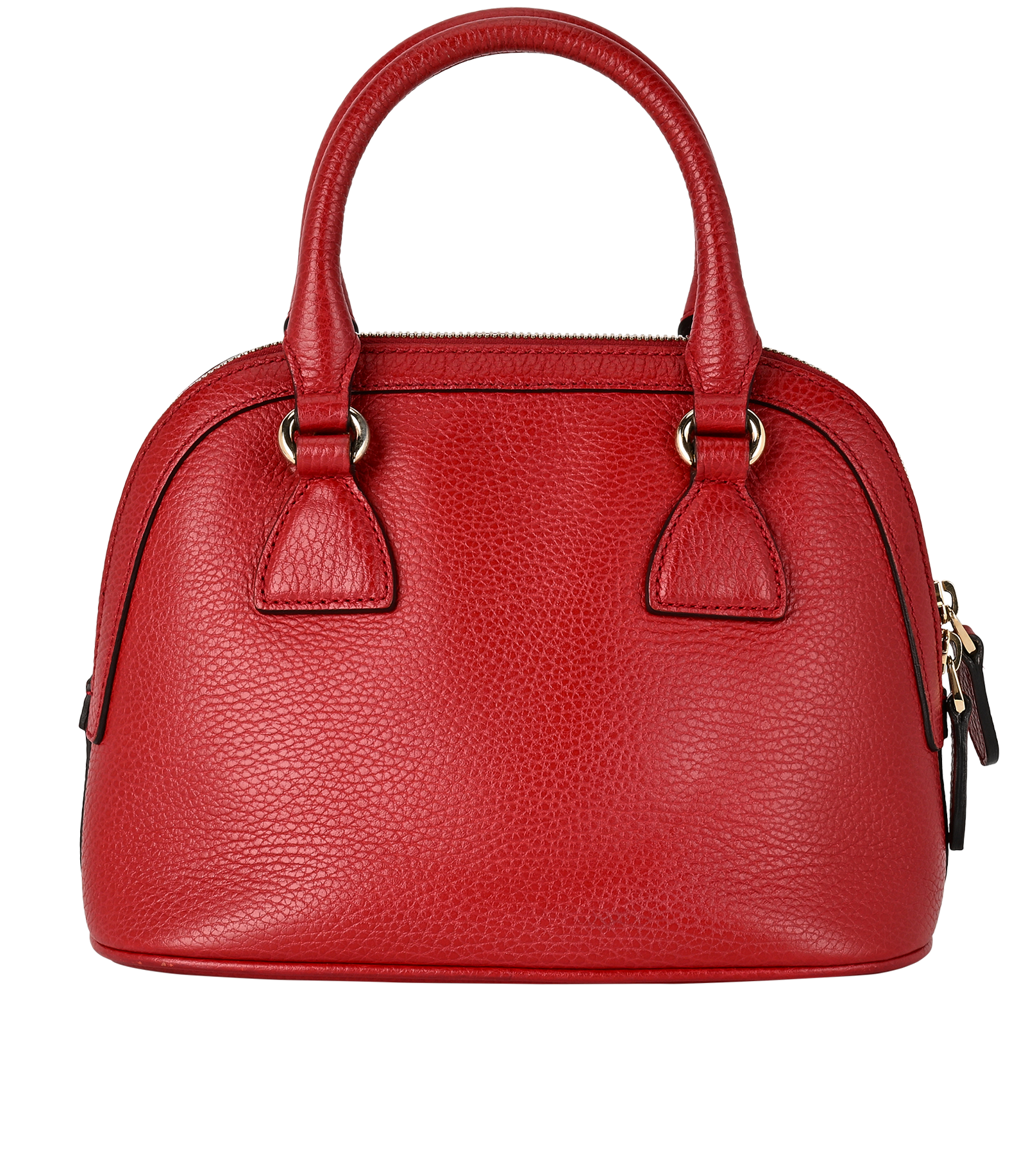 Small Borse Dome Crossbody, &pound;395, Handbags, Red, Leather, Back view
